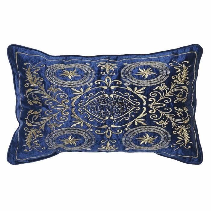 Coussin - Doré - 50 x 10 x 30 cm - Élégance Chic - Intérieur