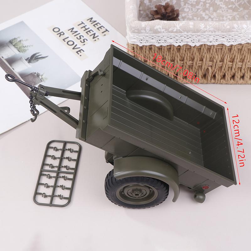 JJRC C8815 Upgrade Parts Trailer Soldier Winch Machine Gun Oil Drum Original Accessories for RC Car Upgrades