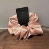 Oversized Scrunchies Satin Fabric Elastic Hair Ties Silk Hair Bands Ponytail Holder Hair Rubber Bands Hair Ties Rope