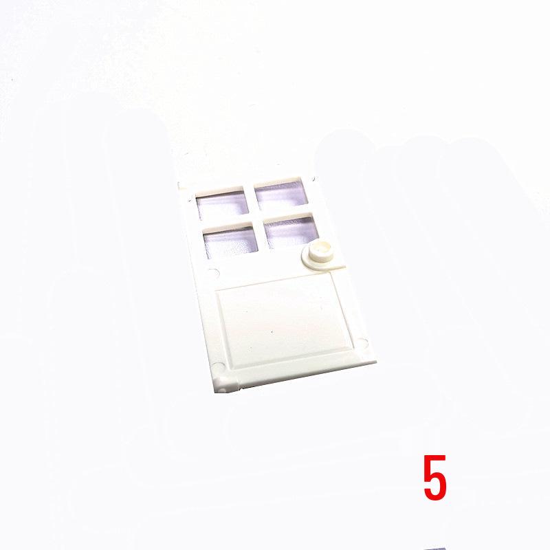 High-end MOC Mini Model City Building Blocks: Door & Window Parts