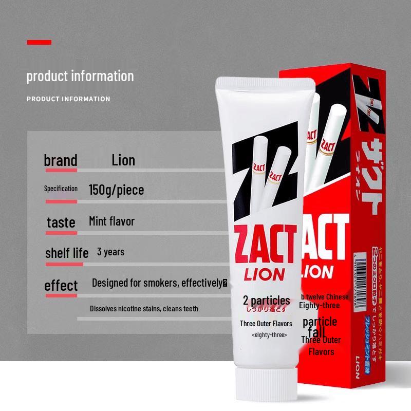 Lion ZACT Stain Removal Toothpaste