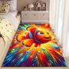Colorful Clownfish Art Carpet suitable as a non-slip mat for the living room or bedroom sofa