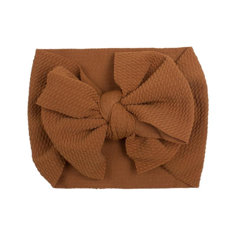 Creative Soft Children's Headband Cute Solid Color Bow Baby Hair Accessories Infant Multi-color Headgear
