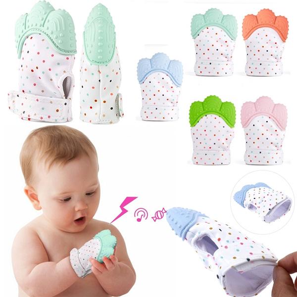 Buy 1pcs Silicone Teether Baby Pacifier Glove Baby Teething Chewable