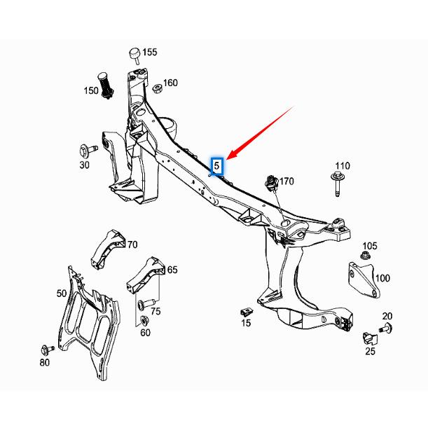 Radiator Frame for Mercedes-Benz V-Class W447/W448