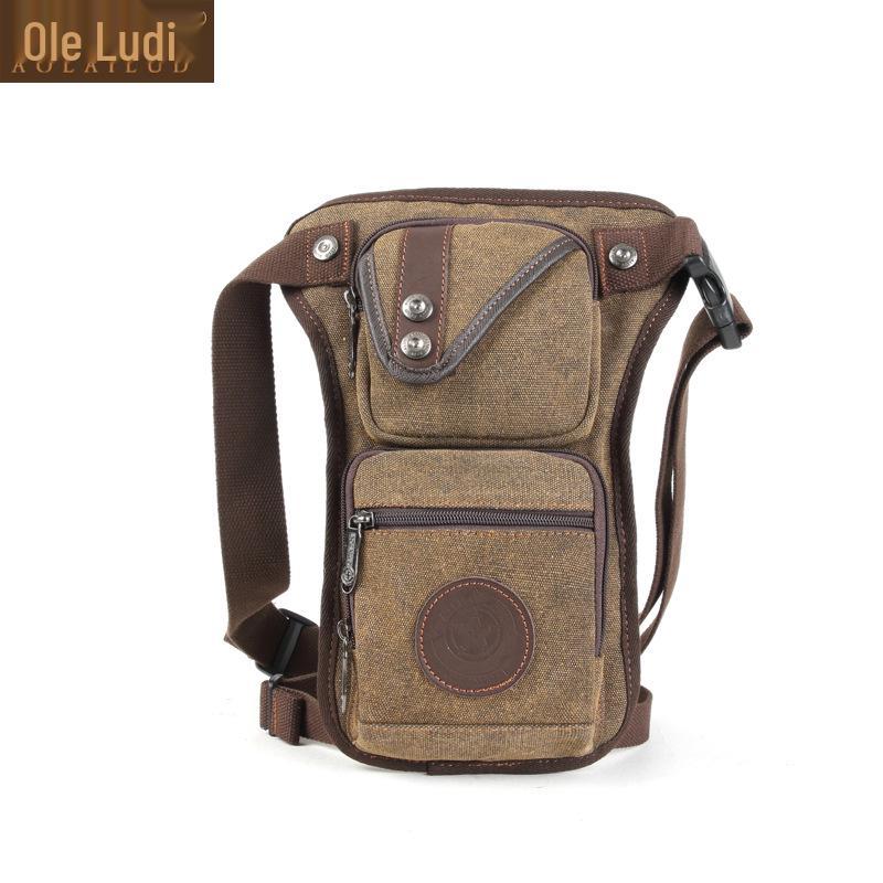 Retro Halbmondförmige Canvas Umhänge-Brusttasche für Herren - Europäisch & Amerikanisch Exklusiv