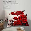 3pcs Rose Couples Bedding Sets 3D Printed Romantic King Full Size For Couples Gifts Duvet Cover With 2 Pillowcases Bedroom Decor