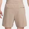 Nike Dri-FIT Unlimited Solid Color Logo Embroidered Comfortable Unlined Versatile Casual Shorts Men shorts Khaki DV9341-247