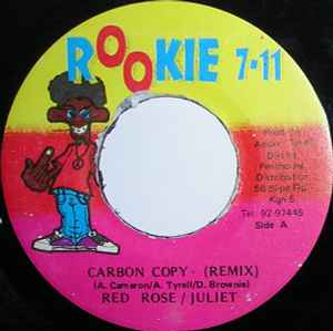 

7-дюймовая пластинка ANTHONY RED ROSE / JULIET NELSON, A - Карбоновая копия (Ремикс) / Smokie Joe Ja NONE Новичок 7-11 Ямайский Регги, Ска и Даб Б/У