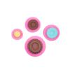 4 Pieces/Set Silicone Car Tire Fondant Mold Non-stick Round Mould Tool