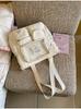 Schoolbag New Girl Style Backpack Transparent Compartment Large Capacity Student Schoolbag Cute Female Lightweight Travel Handbag