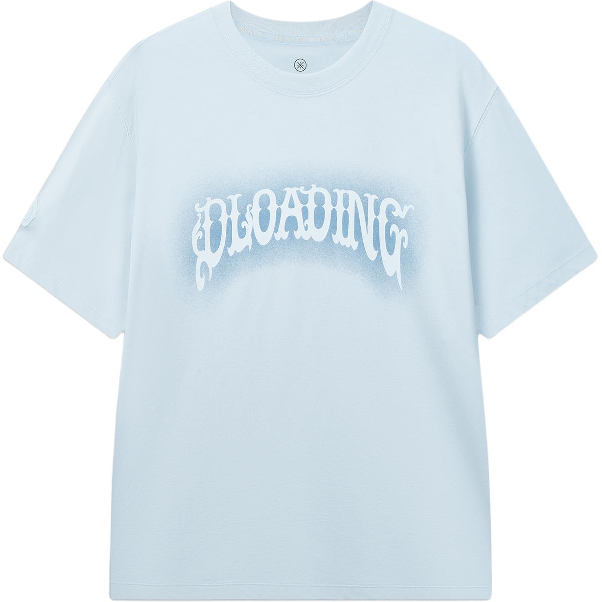 Li-Ning Wade Series Letter Round Neck Loose Short Sleeve T-Shirt Men Tops AHSW133-1 M