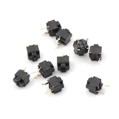 10Pcs Original Mouse Square Micro Switch Evqp0E07K Microsoft Black Spots