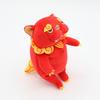 Mochi Shisa Red Plush Toy (Mini M) - Okinawa Shisa, Cute and Squishy Plush Toy, Ornament, Entrance Mascot, Okinawa Souvenir, Animal, Classic (Red,
