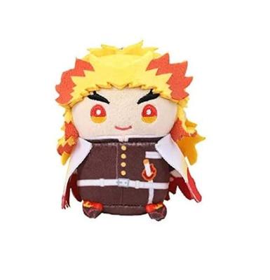 Movic Demon Kimetsu No Yaiba Flame Pillar Rengoku Kyojuro Mamemate Plush Toy Slayer