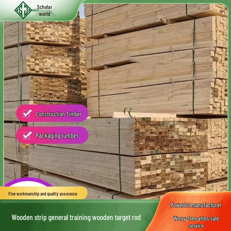 

Versatile Wooden Square Timber Rods