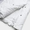 Fila Fusion 2023 Winter New Womens Long Down Jacket Fashion Warm Hooded Coat Women outerwear Standard-White T11W341910F-WT