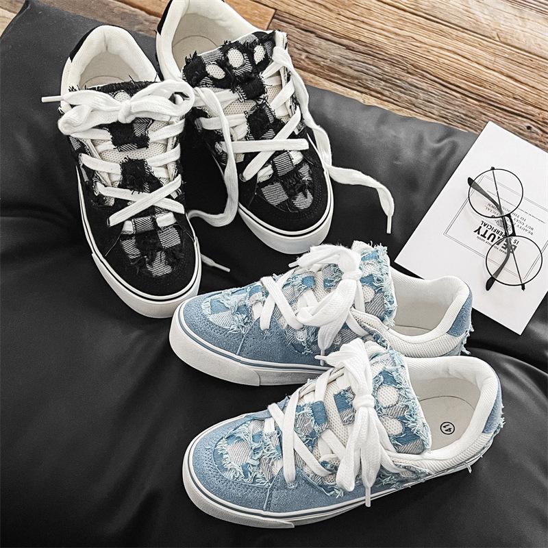 New student couple low-top vulcanized breadboard shoes women's shoes Guochao niche sports and leisure men's shoes X203