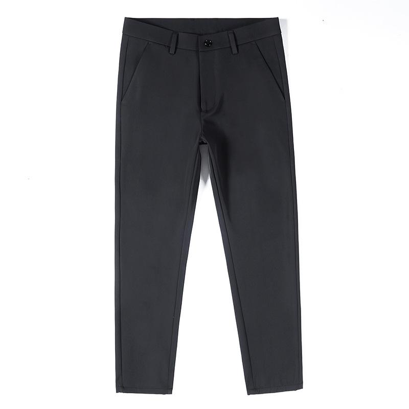 Pantaloni Estivi da Uomo a Nove Punti Slim Fit a Caviglia Stretta Conici Nuovi Pantaloni Casual Versatili da Uomo