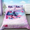 Twin Duvet Cover Stitch & Lilo Cartoon Quilt Cover Soft and Breathable Bedding Set for Bedroom Decor Dormitory Gifts