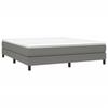 vidaXL Boxspringbettgestell Dunkelgrau 160x200 cm Stoff