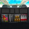 Universal Car Organizer Trunk Rear Back Seat Storage Bag Mesh Net Pocket Black