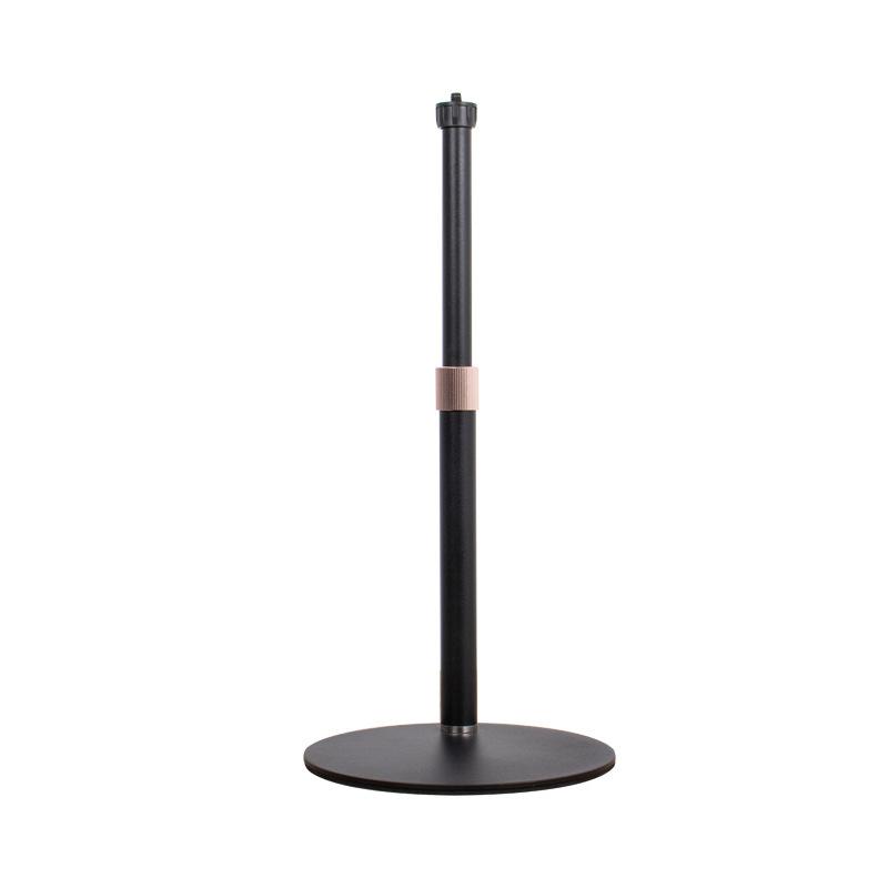 Metal Round Disk Lazy Bracket Desktop Stand for Phone Microphone Tablet Live Streaming Multi-Function Holder Practical