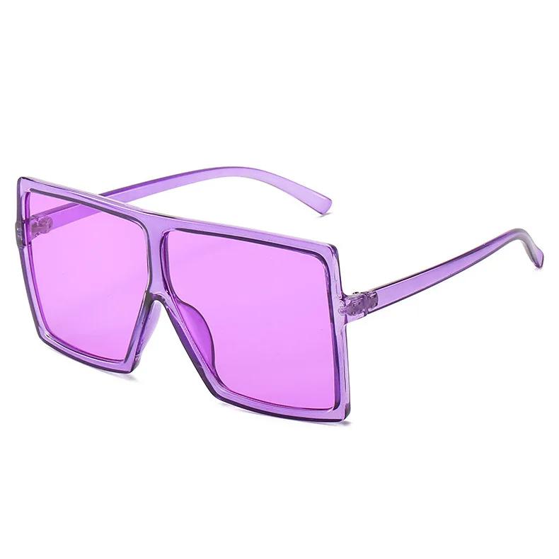 Retro Edgy Punk Trendy High End Designer Style Oversized Square Shaped Multi Colored Female For Both Male Sun Glasses