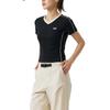 Skechers Breathable Short Sleeve V-Neck Regular T-Shirt Women Tops L226W135-0018