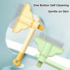 One Button Self Cleaning Pet Grooming Comb Deshedding Brush for Cats And Dogs with Stainless Steel Teeth Non-Slip Handle