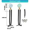 Universal Gas Pressure Gauge for Compatibility with Multiple Vehicle Types Offering Precise Oil Pressure Readings for Au