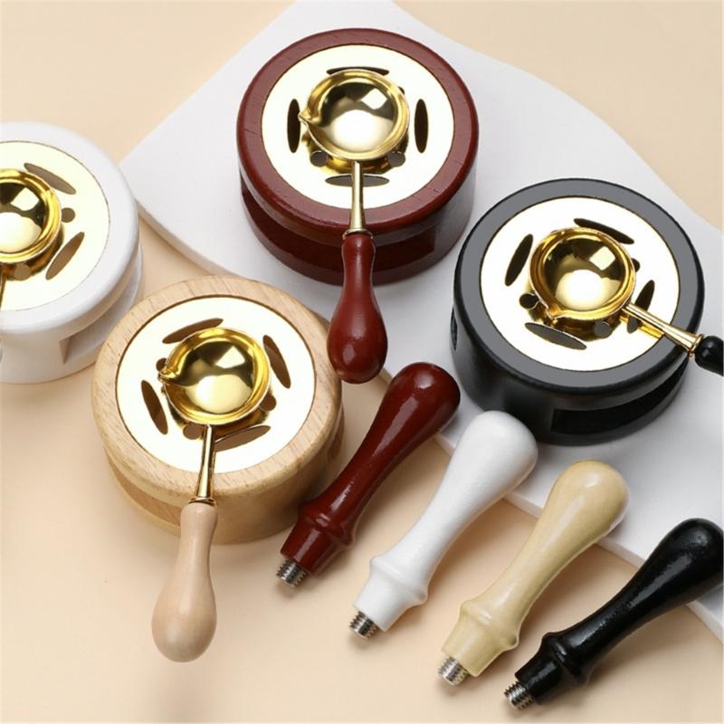 Easy to Use Sealing Wax Craft Set for Experts Wood Tool Included Smooth Operations