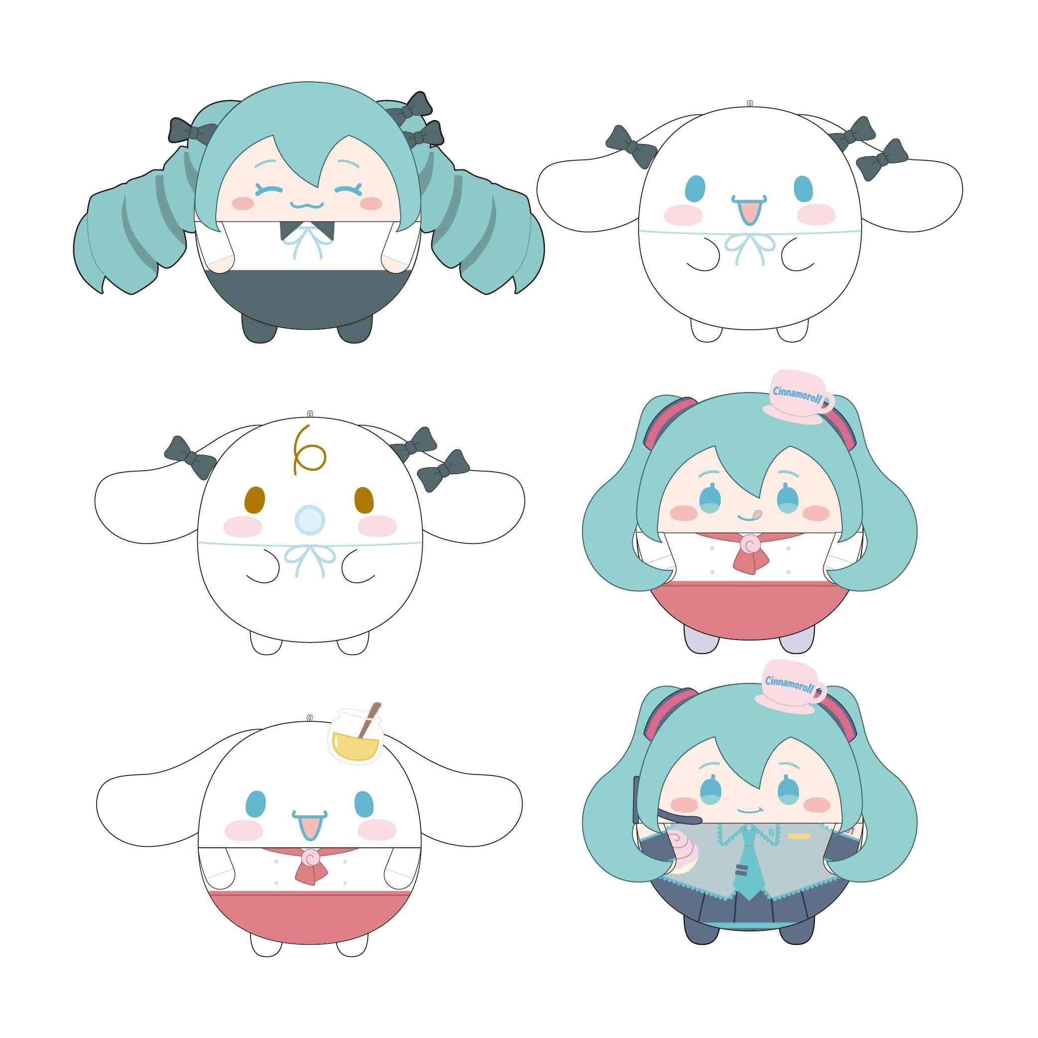 

Хацунэ Мику x Cinnamoroll Fuwakororin 2 BOX