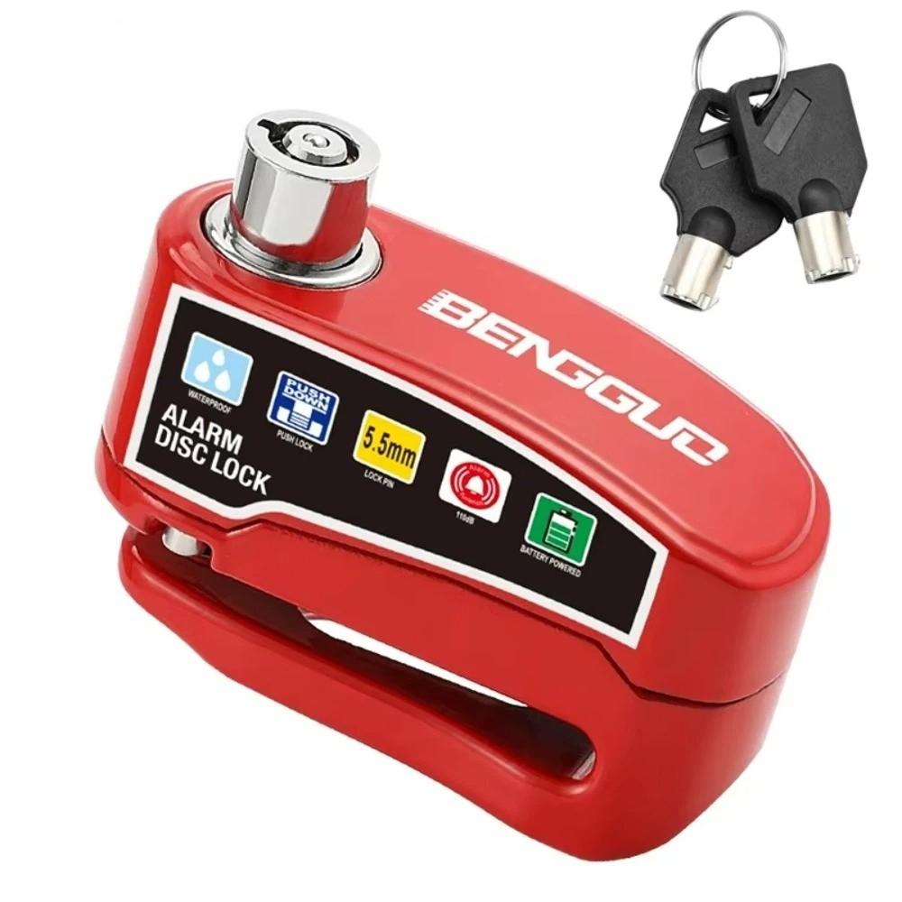 Loud Alarm Security Alarm Lock Waterproof Motorcycle Disc Lock Bicycle Disc Lock Motorcycle