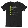 Vegan T Shirt Vegetables Earth Granola Animal Rights Nutritious Plant Based