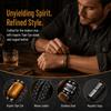 Hand-woven Leather Bracelet Magnetic Buckle Men's Bracelet Bulk Order Braided Leather Bracelet  Men