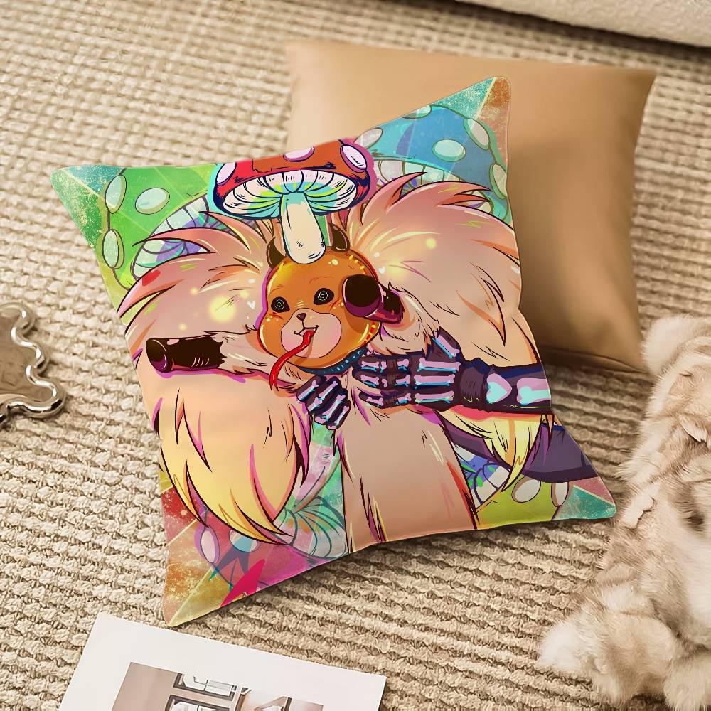 

Anime D-DorohedoroS Pillow Case Anti-dustmite Invisible Zipper Sofa Bed 12x12Inch