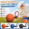 Interactive Electric Dog Ball with Rope Rechargeable Waterproof Durable Chew Resistant Pet Toy for Boredom Relief and Teeth Grinding
