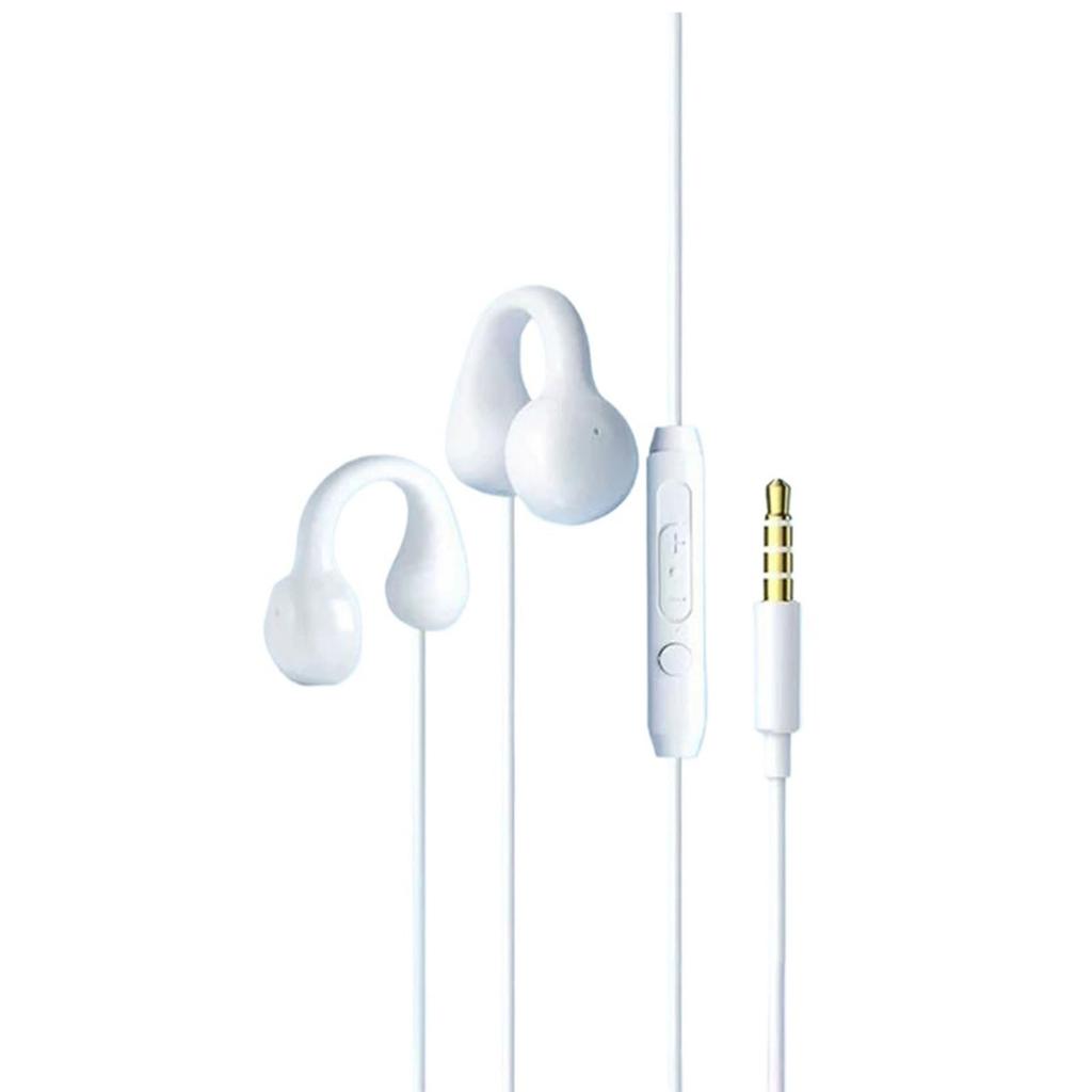 Wired Earphones with Wired Gaming Headset with Call Volume IPX Compatible with PCs and Online Meetings 3.5mm Microphone, Open-Ear, Non-Clog,