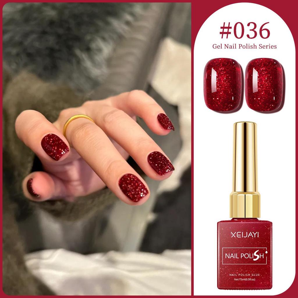 XEIJAYI 15ml Solid Color Nail Gel - 72 Color Options for Nail Art Salons