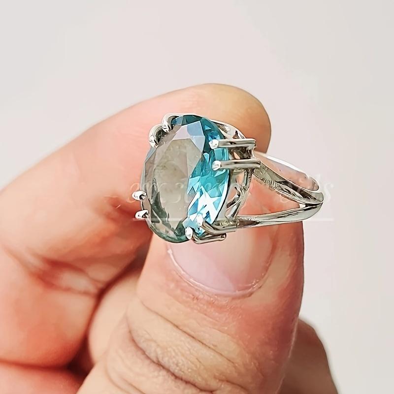 

Luxury Sparkling Setting Zirconia Oval Women s Ring Fashion Exquisite Wedding Banquet Zircon Accessories Gifts 9