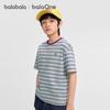 Balabala Kids Striped Quick-Dry Short Sleeve T-Shirt