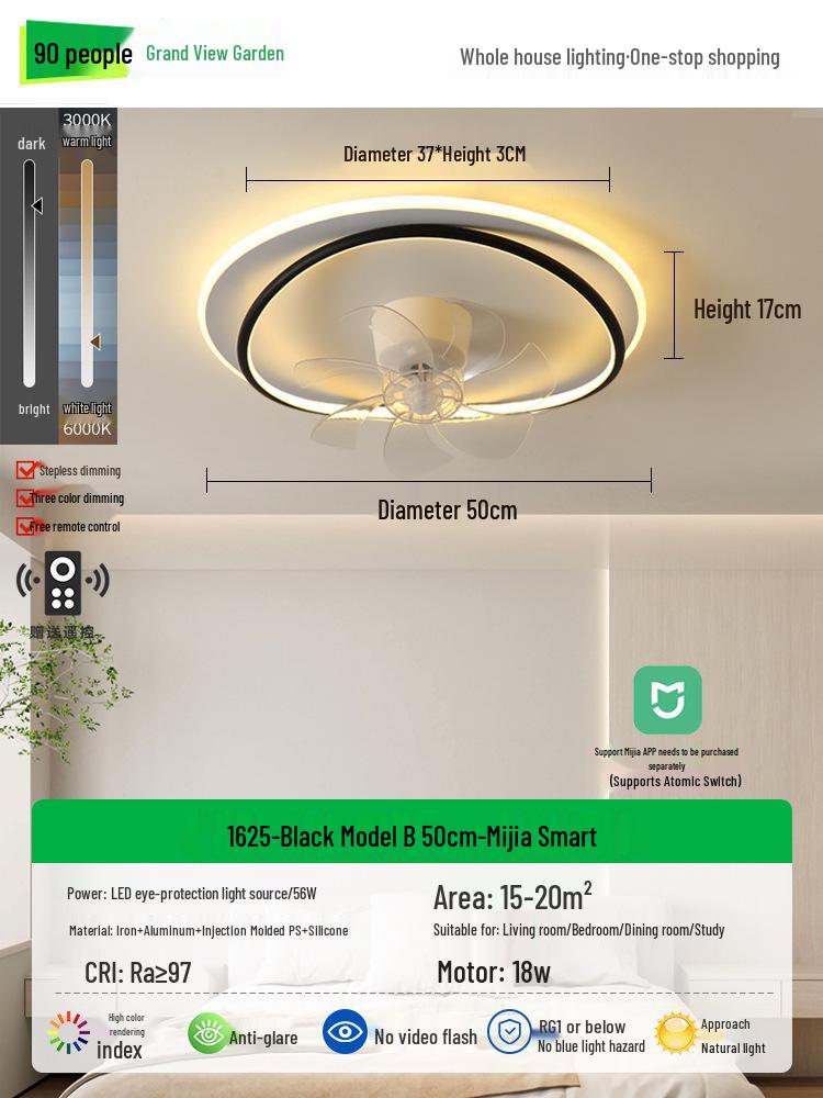 Cloud Lamp for Children's Room - Nordic Ceiling Fan Lamp