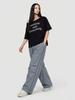 Beidipi Piping Fold Detail Track Pants, Grey