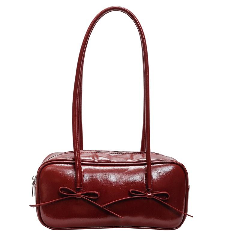 New spring and summer handbag bow underarm bag women's fashion shoulder bag handbag