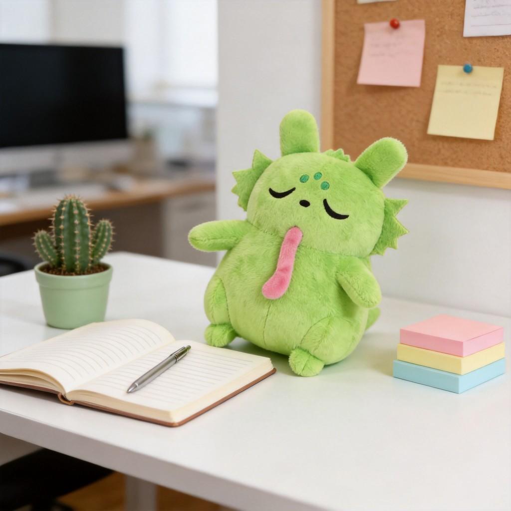 Peluche Sanshee Rain World in Cotone a Pelo Corto per Collezionisti e Bambini