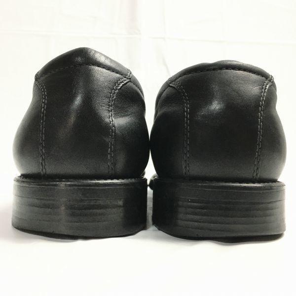 GEOX Slip-On Side Gore Business Shoes Size 41 25.5-26.0 Black Men’s(USED)