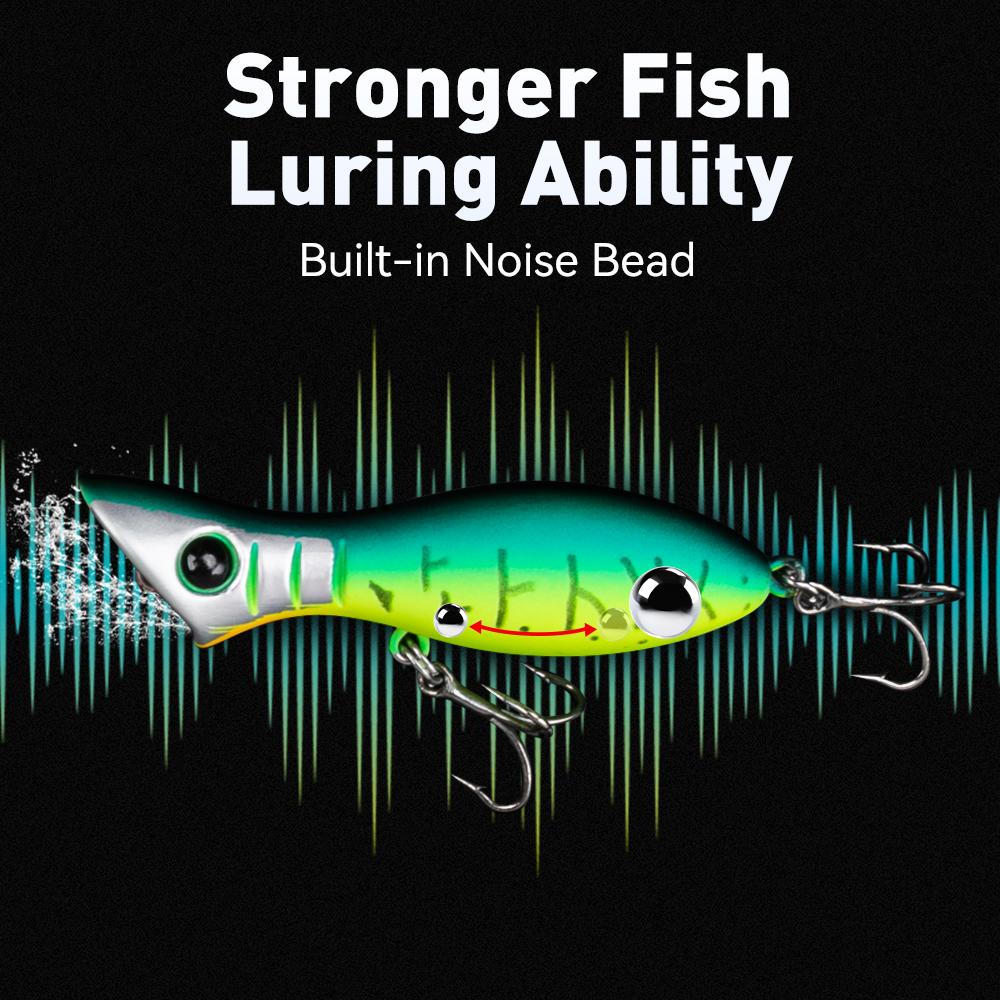 Kingdom Rybářské návnady 50mm 3,5g popper Sinking Hard Baits Nástraha s dobrou akcí