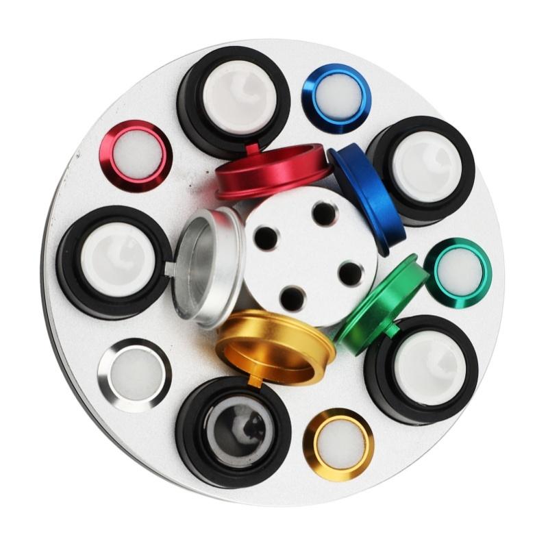 5 Holes Watch Oil Dishes Metal Turntable Watch Repair Tool For Maintenance Professionals And Hobbyists