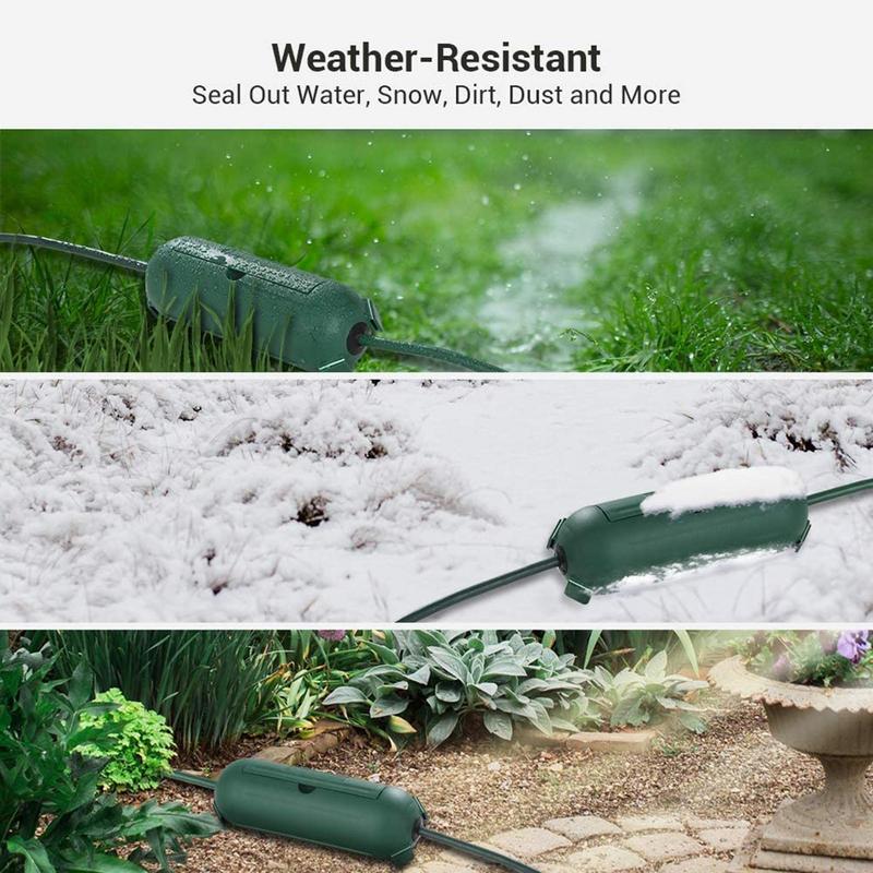 Outdoor Extension Cord Cover Outdoor Plug Cover Weatherproof Plug Head Safety Cover Outdoor Plug Protector Waterproof Ideal For